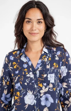Chemise imprimé fleuri -