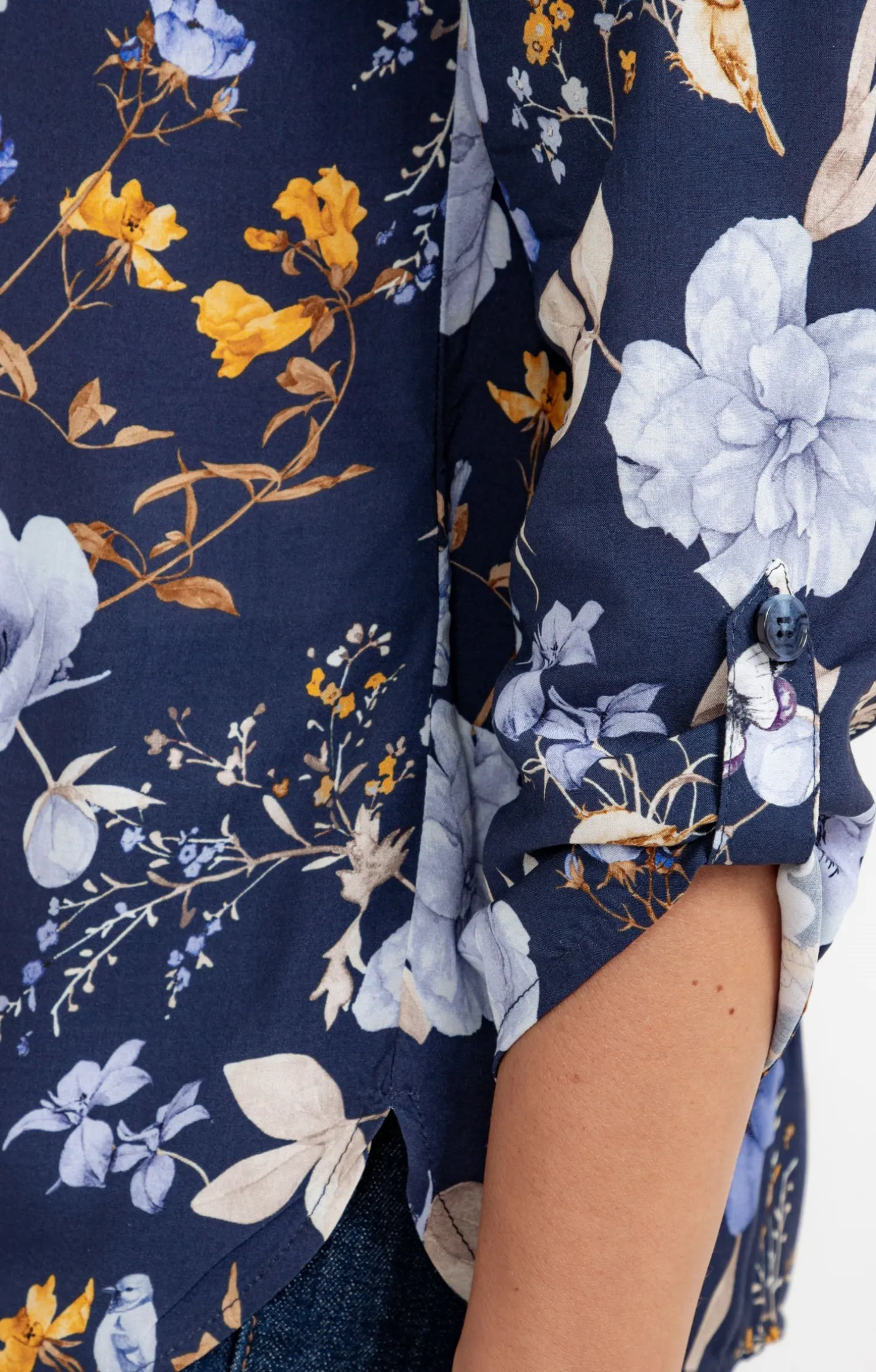 Chemise imprimé fleuri -