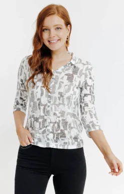 Chemise imprimé graphique -