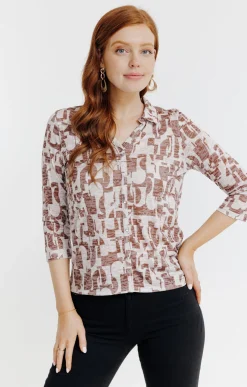 Chemise imprimé graphique -
