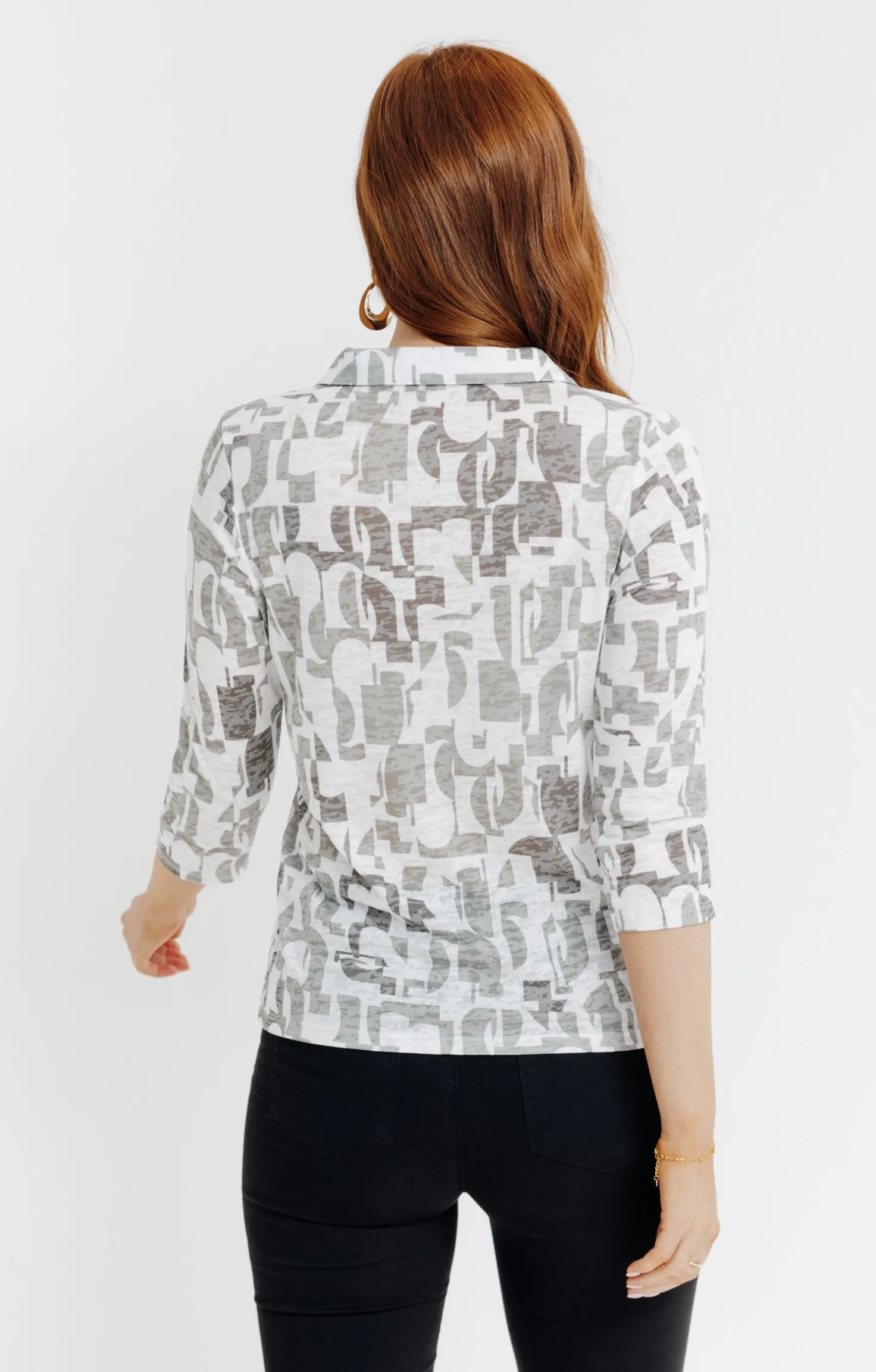 Chemise imprimé graphique -