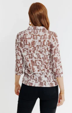Chemise imprimé graphique -