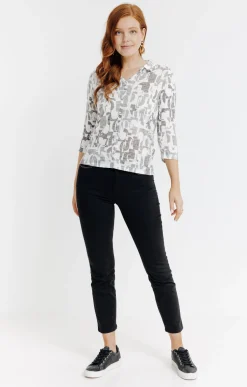 Chemise imprimé graphique -