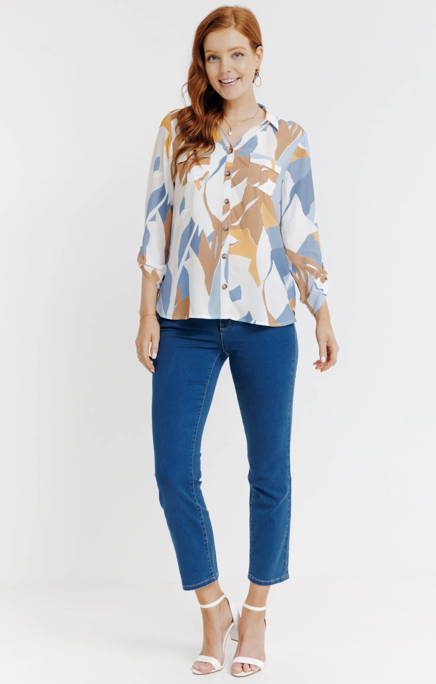 Chemise imprimée graphique -