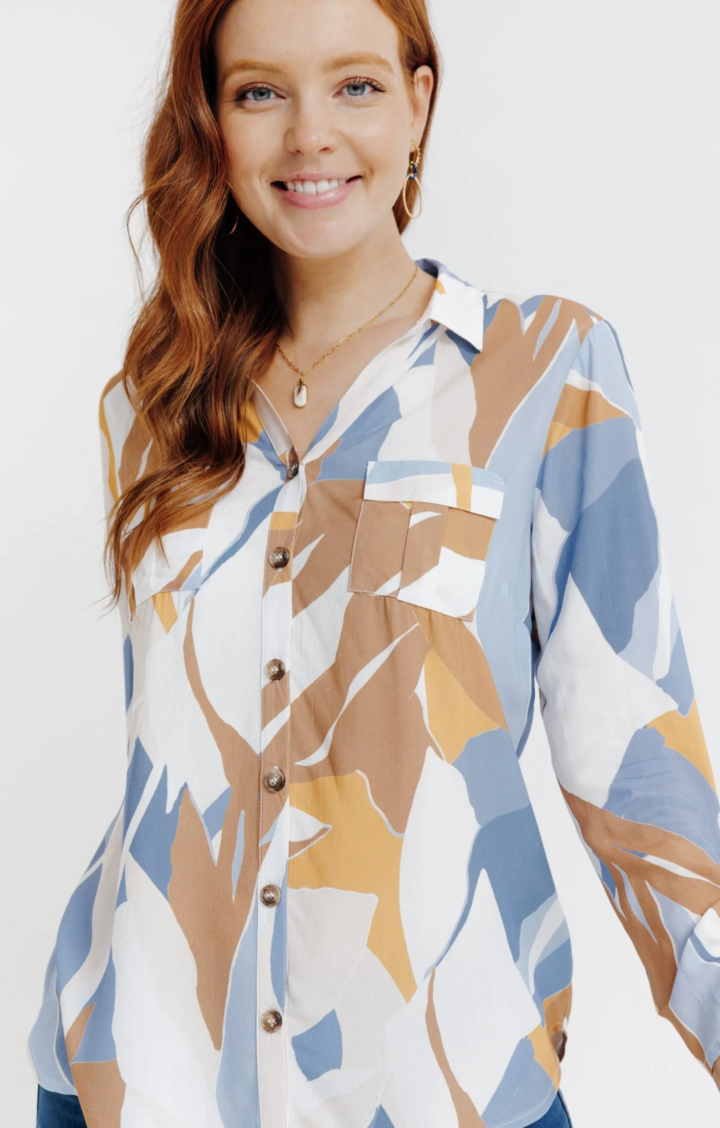 Chemise imprimée graphique -