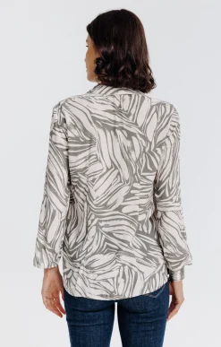 Chemise imprimée zebre -