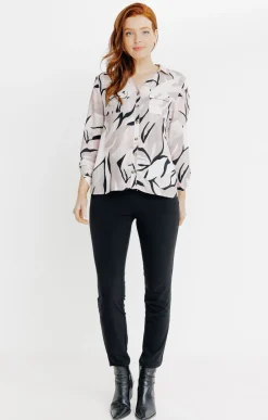 Chemise imprimée abstrait -