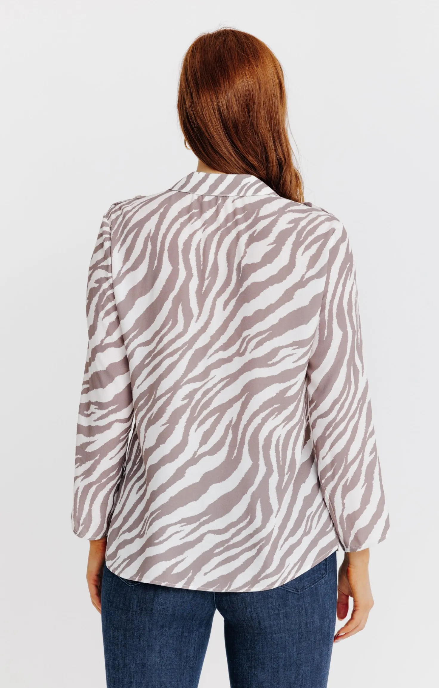 Chemise imprimée animal -