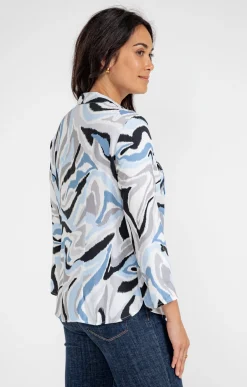 Chemise imprimée animalier -