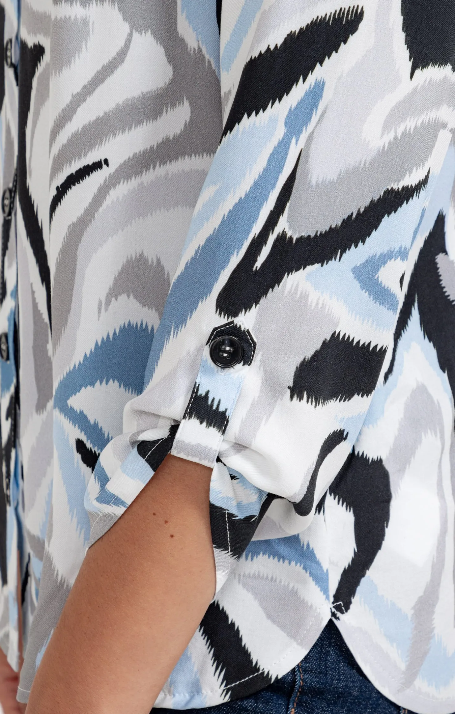 Chemise imprimée animalier -