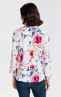 Chemise imprimée fleurie -