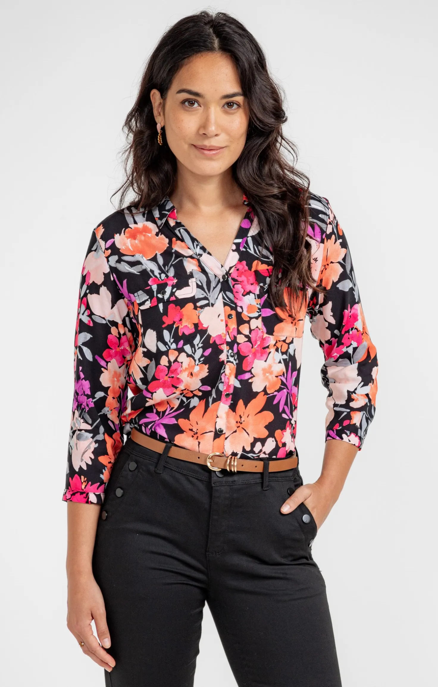 CHEMISE IMPRIME FLORAL -