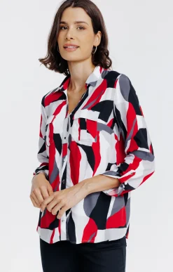 Chemise imprimée graphique -