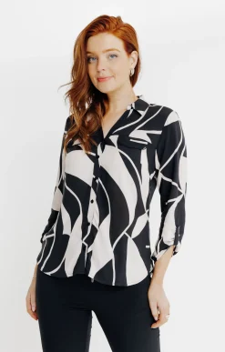 Chemise imprimée graphique -