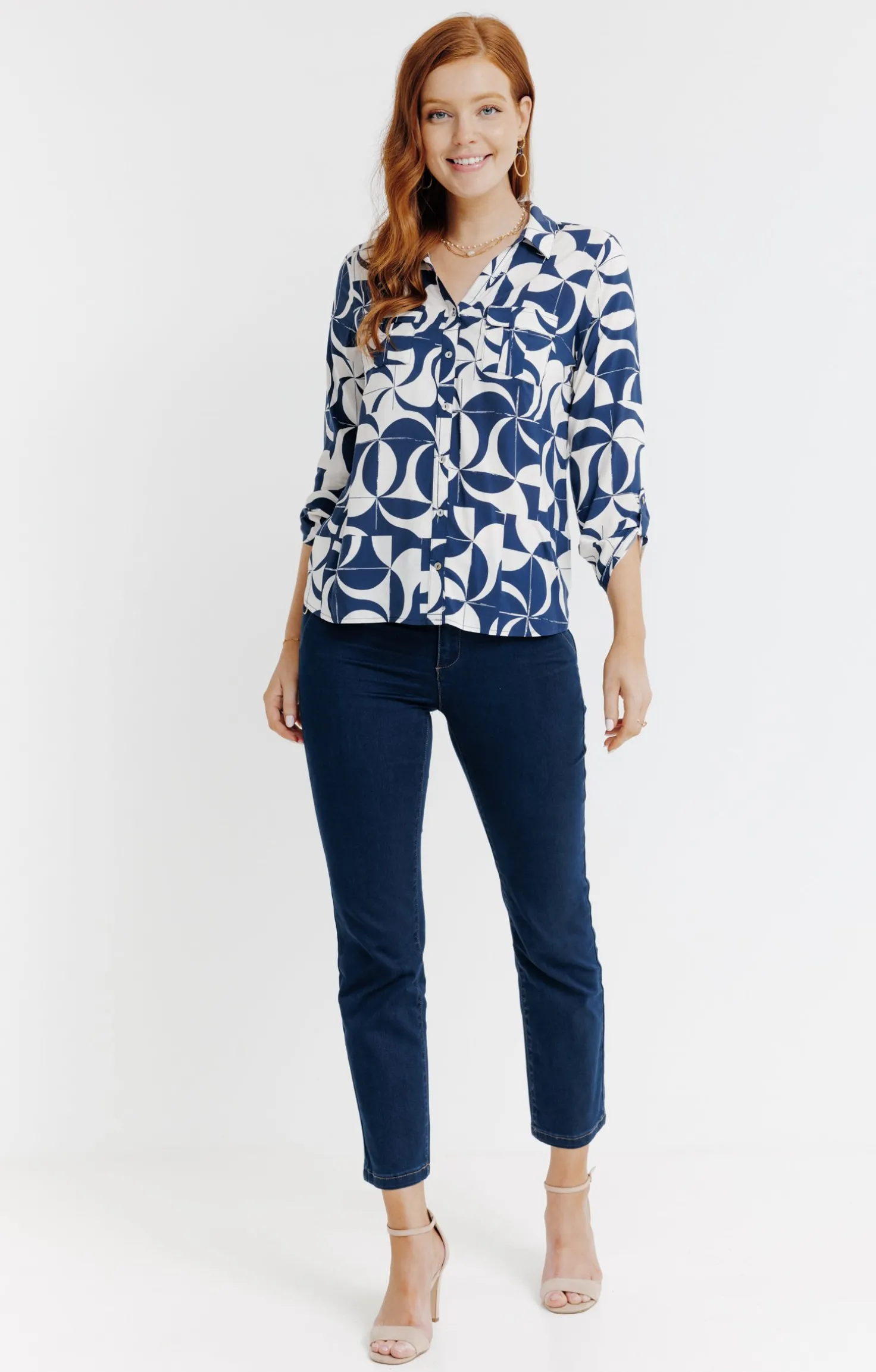 Chemise imprimée graphique -