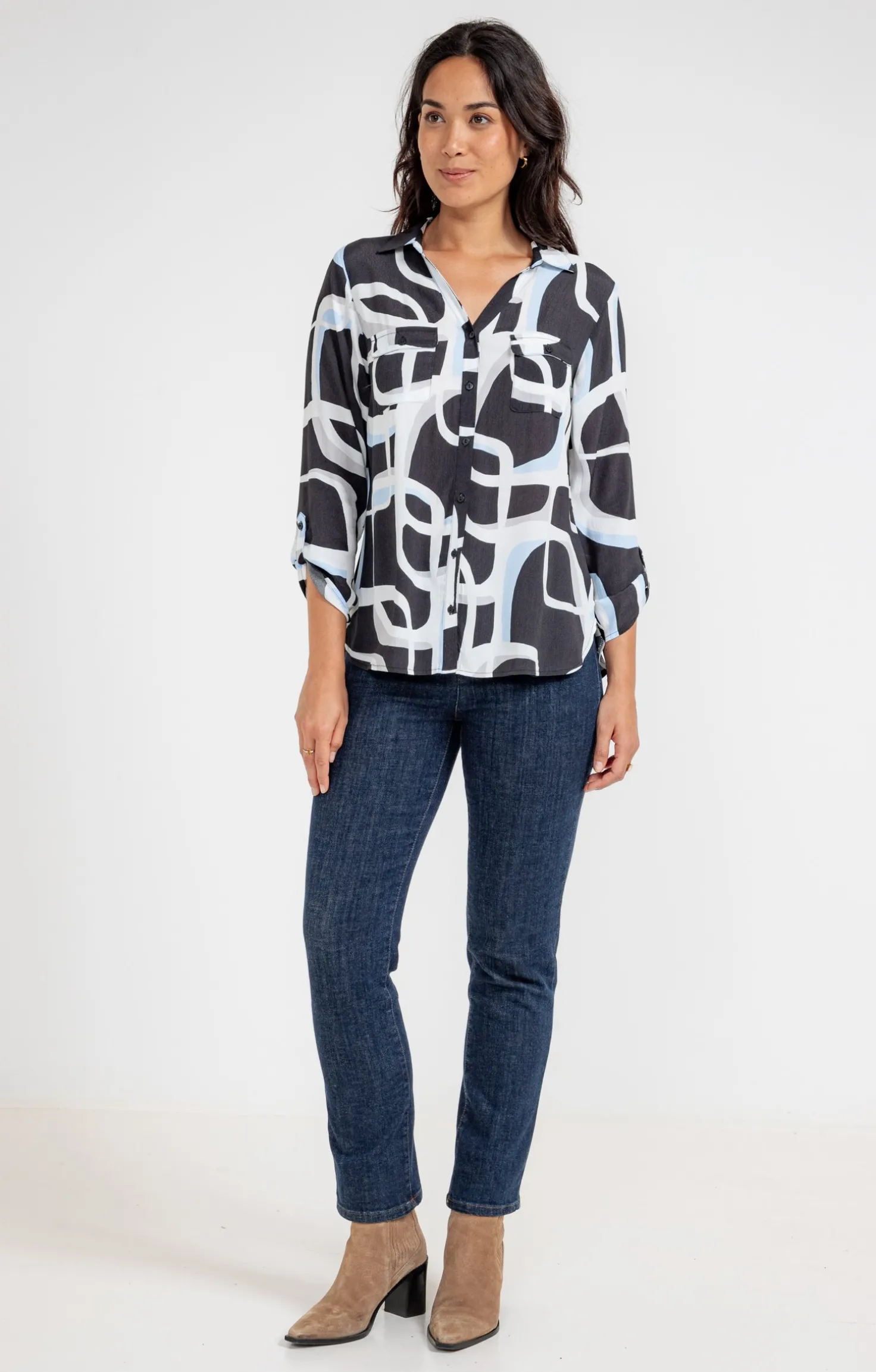 Chemise imprimée graphique -
