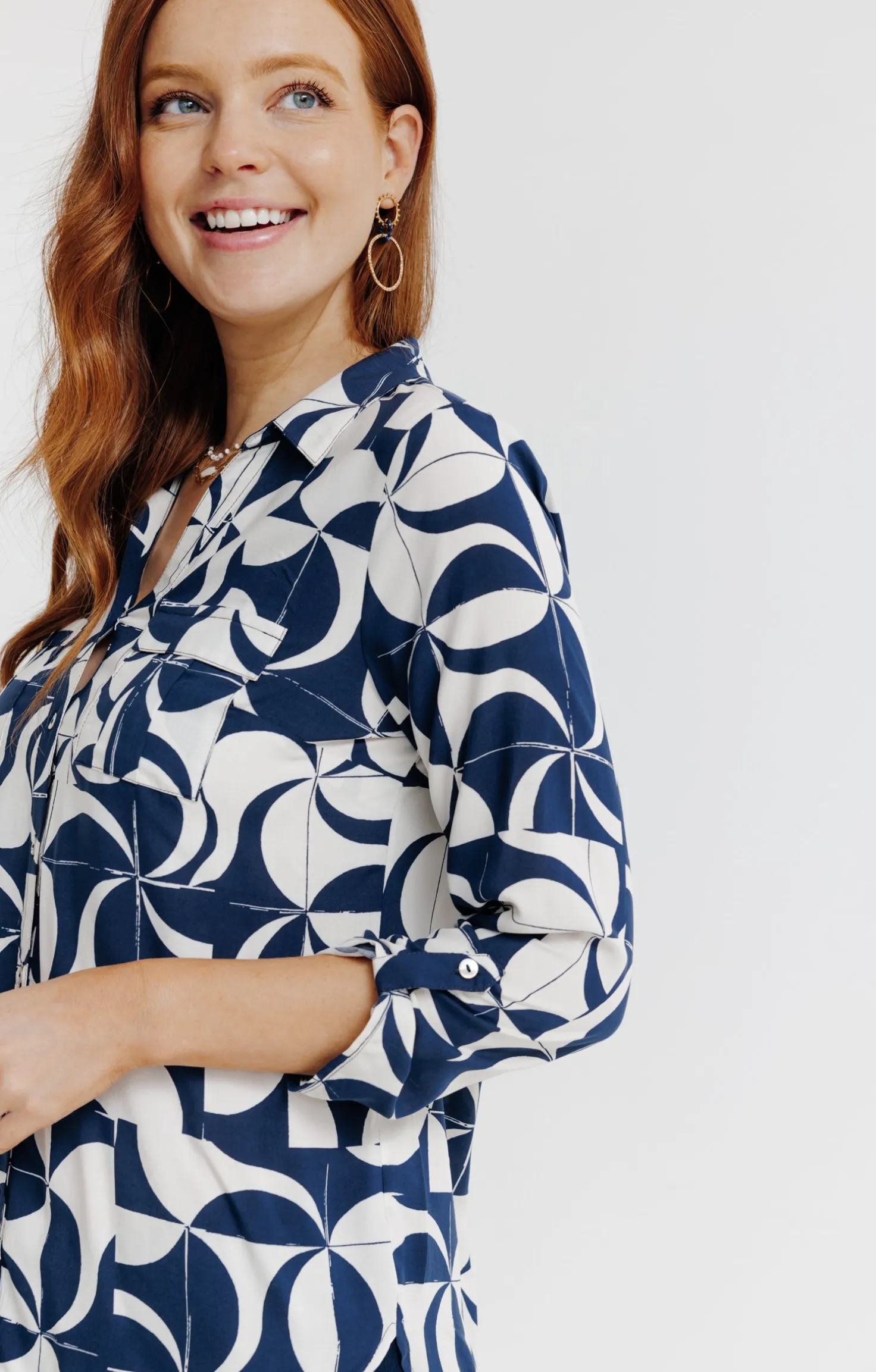 Chemise imprimée graphique -