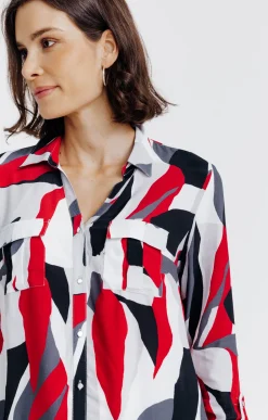 Chemise imprimée graphique -