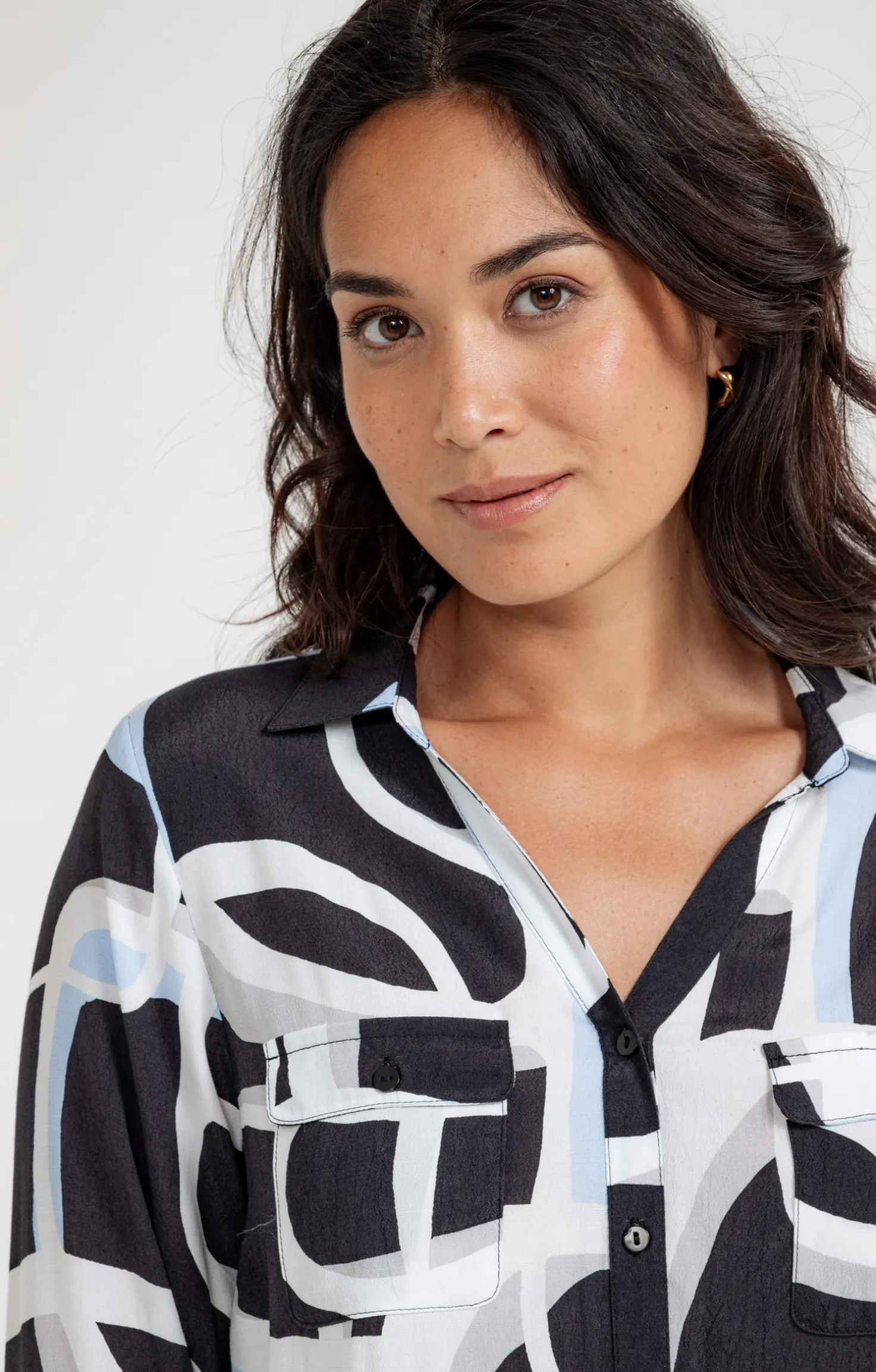 Chemise imprimée graphique -