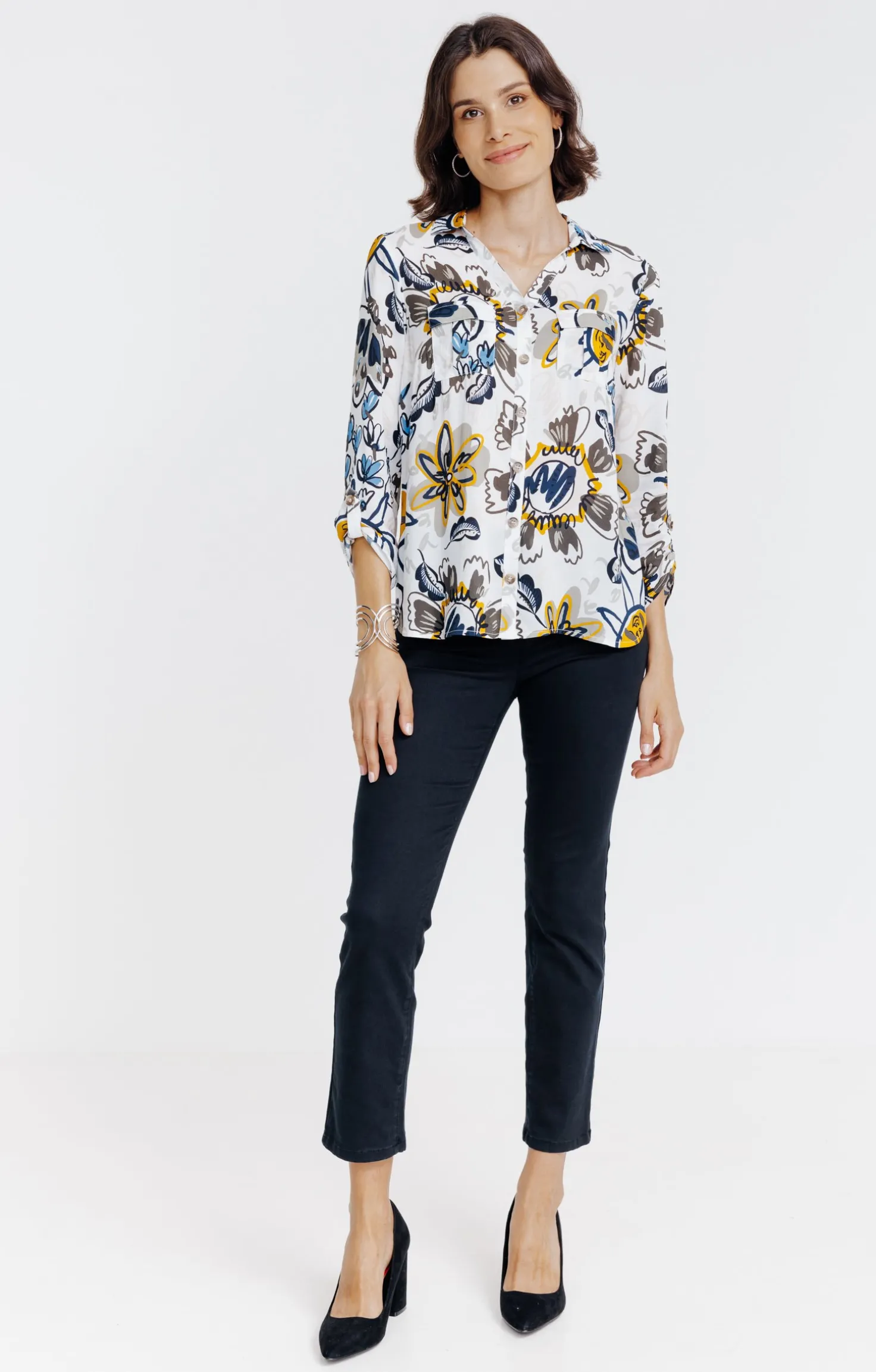 Chemise imprimée ludique -