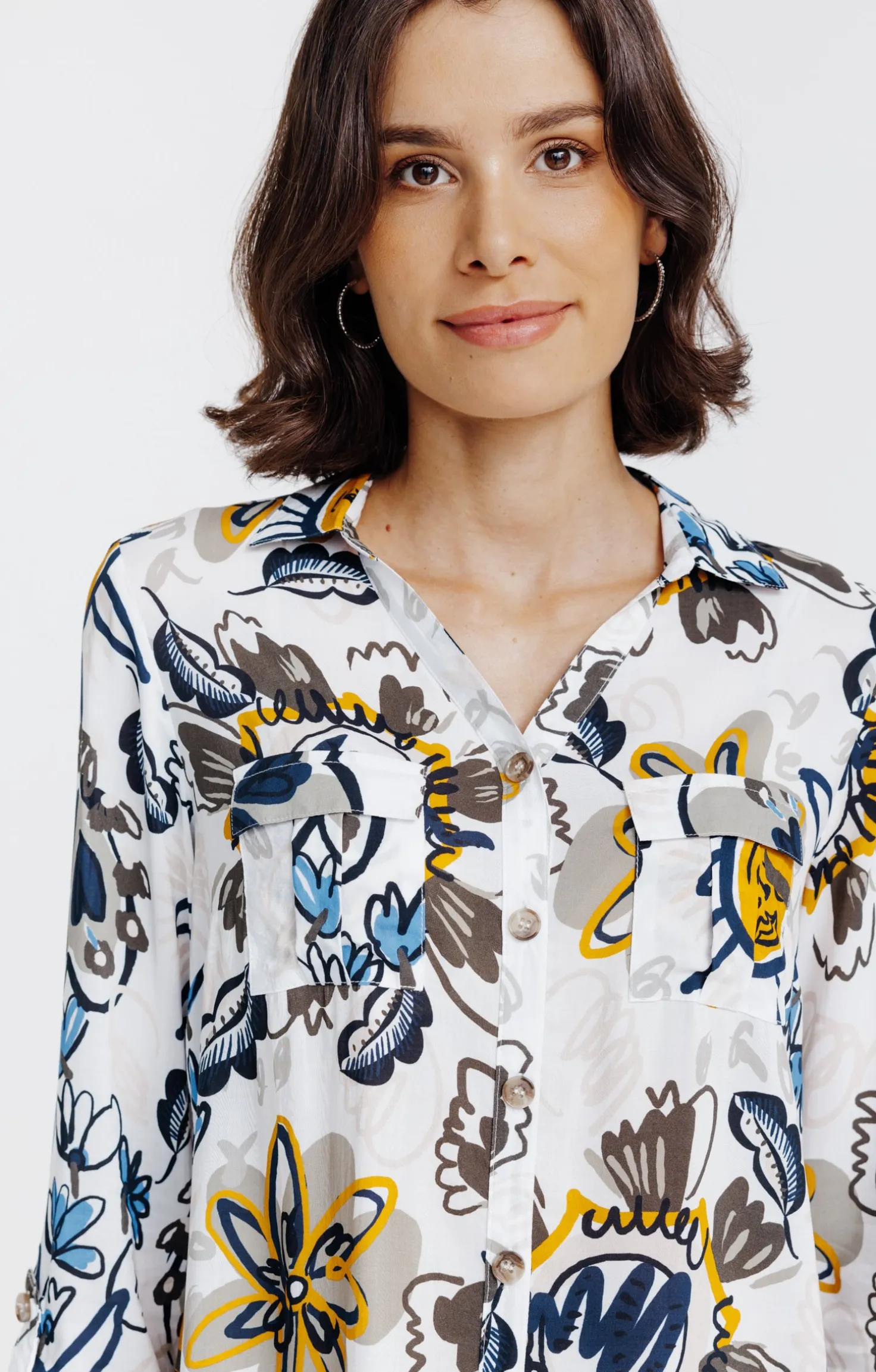 Chemise imprimée ludique -