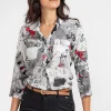 CHEMISE IMPRIME LUDIQUE NEWSPAPER -
