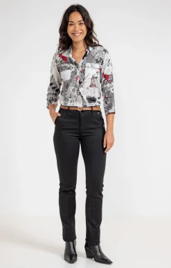 CHEMISE IMPRIME LUDIQUE NEWSPAPER -