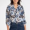 CHEMISE IMPRIME NATUREL AVEC POCHE -
