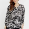CHEMISE IMPRIME PEAU DE BÊTE -