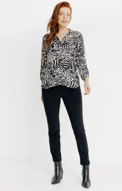 CHEMISE IMPRIME PEAU DE BÊTE -