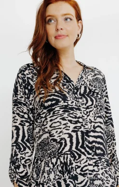 CHEMISE IMPRIME PEAU DE BÊTE -