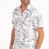 Chemise manches courtes COSTA WHITE -