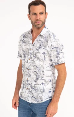 Chemise manches courtes COSTA WHITE -