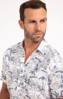 Chemise manches courtes COSTA WHITE -