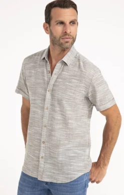 Chemise manches courtes en gaz de coton -
