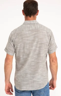 Chemise manches courtes en gaz de coton -