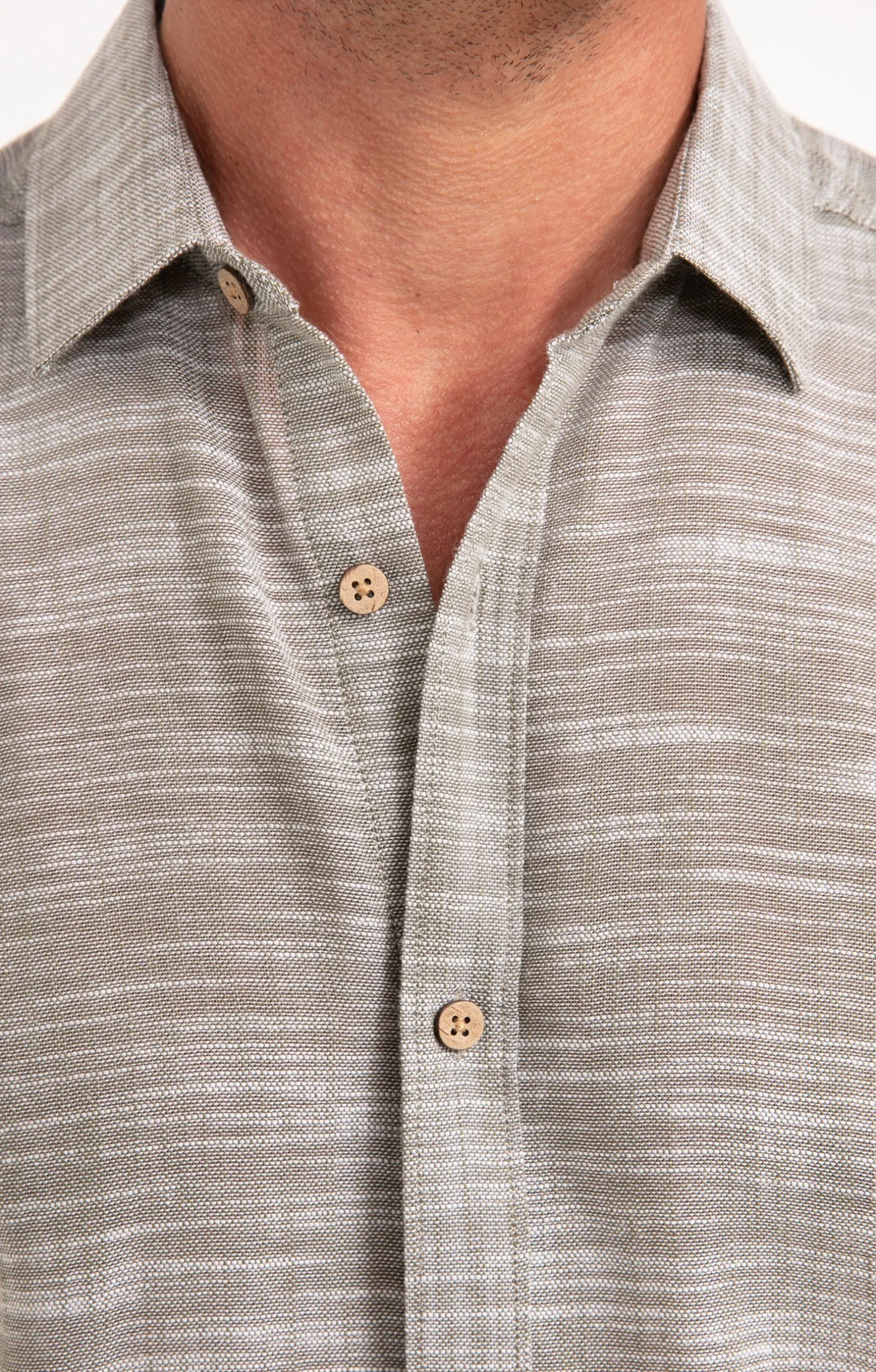 Chemise manches courtes en gaz de coton -