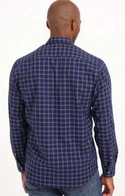 Chemise manches longues à carreaux -