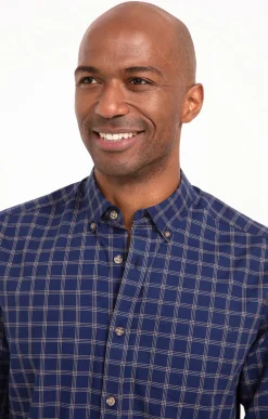 Chemise manches longues à carreaux -