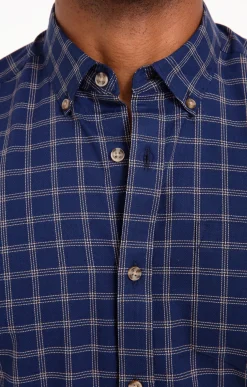 Chemise manches longues à carreaux -