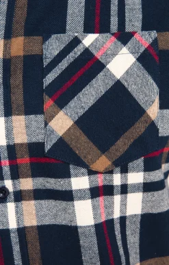 Chemise manches longues à carreaux -