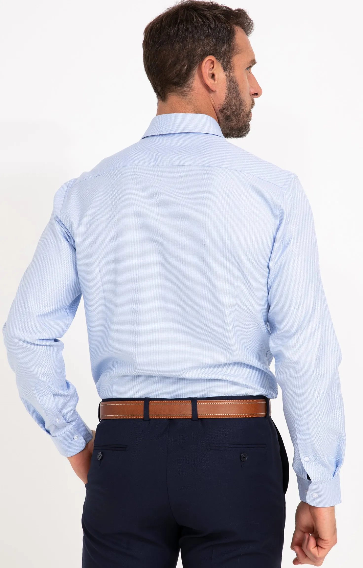 Chemise manches longues coupe ajustée -