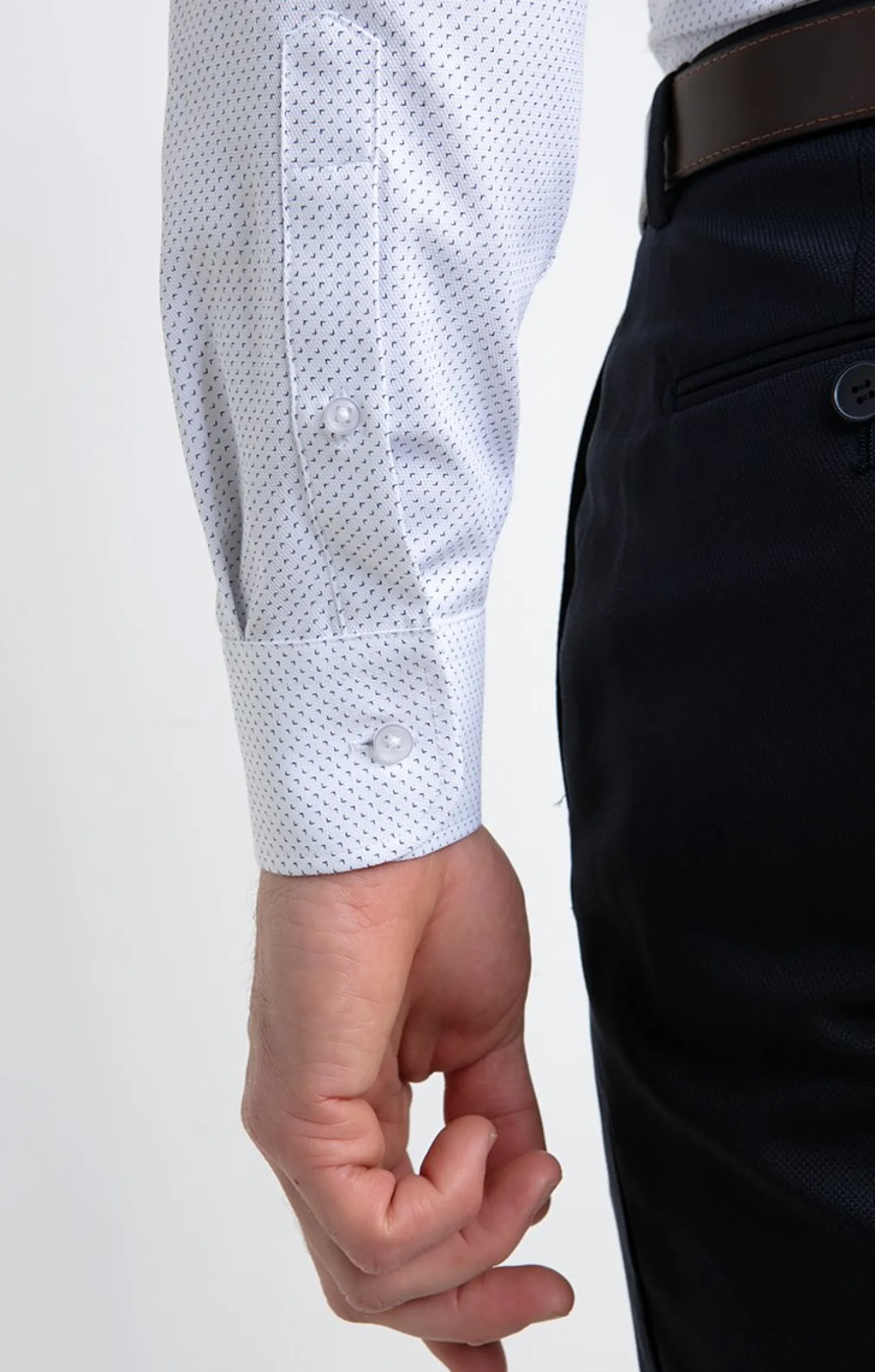 Chemise manches longues coupe regular -