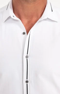 Chemise manches longues unie -