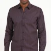 Chemise manches longues YORK Brique -