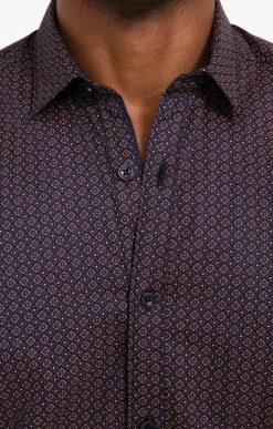 Chemise manches longues YORK Brique -