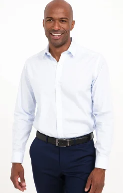 CHEMISE VILLE CASHBLUE REGULAR -