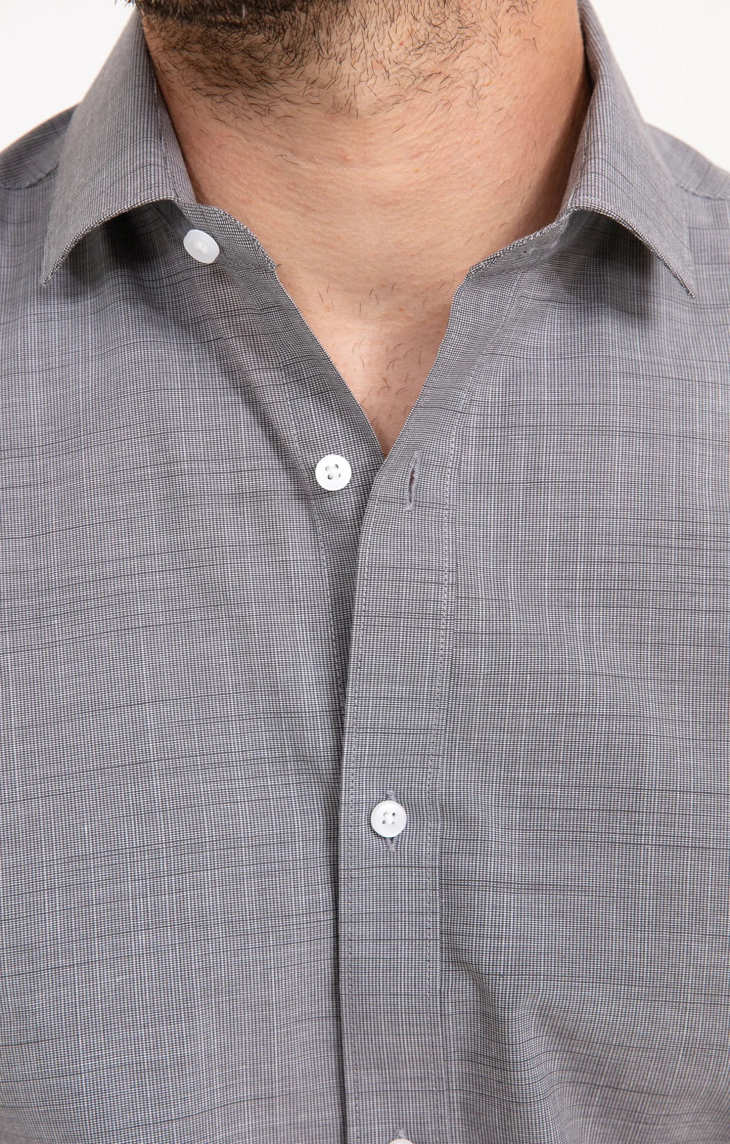 CHEMISE VILLE DRYGREY REGULAR -