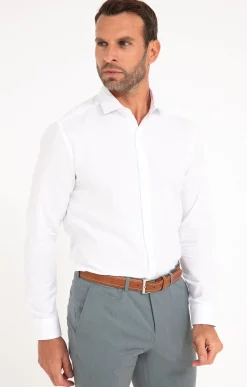 CHEMISE VILLE MICRODOT AJUSTÉE -
