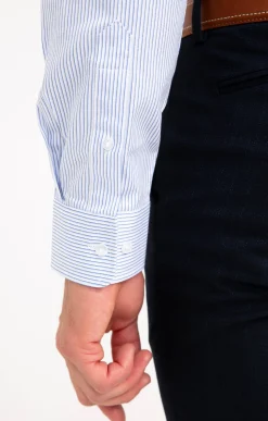 CHEMISE VILLE RAYURES AJUSTÉE -